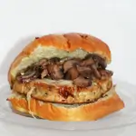 Chicken Burger With Mushrooms